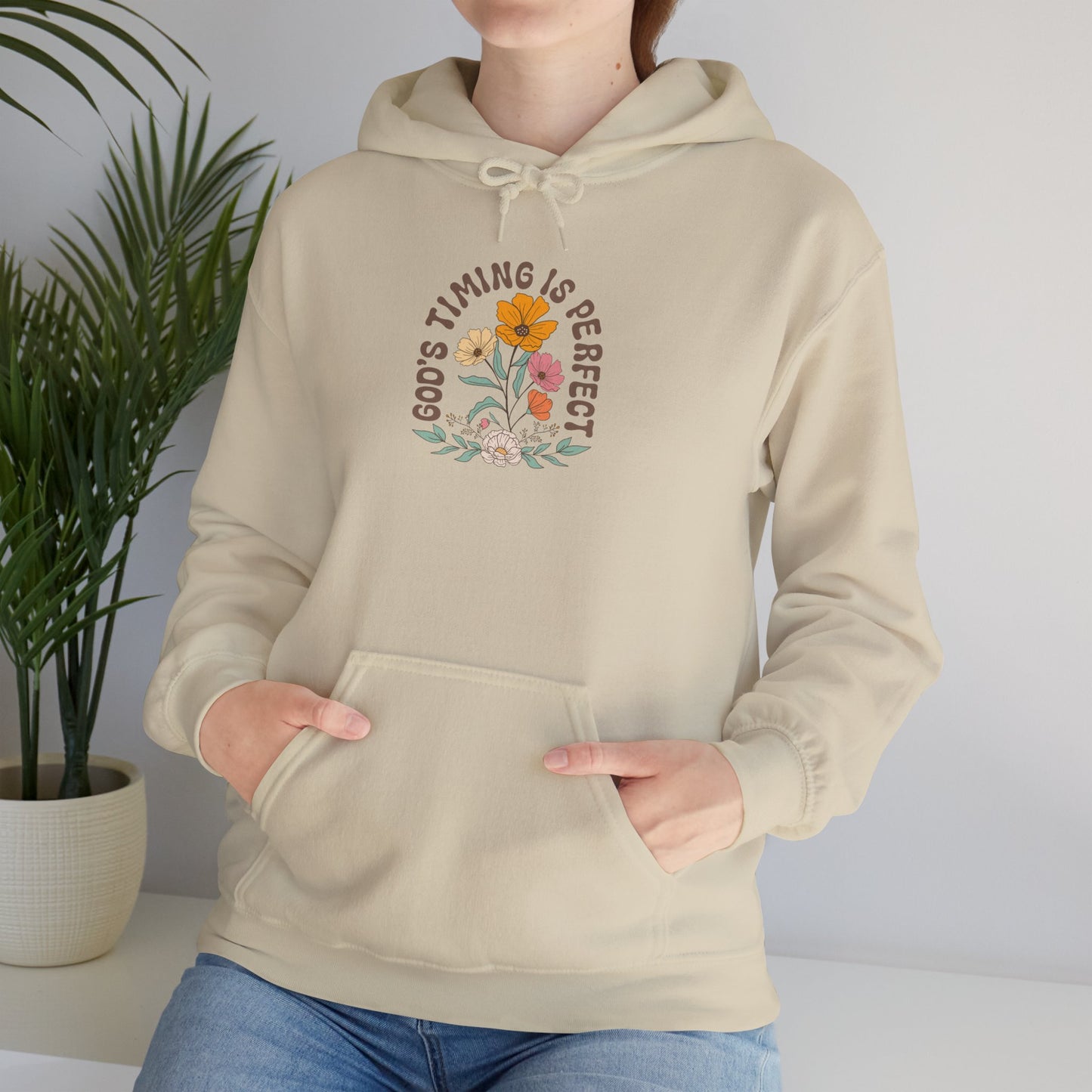 Gods timing is perfect Hoodie - Hoodie - Nazareth Treasures