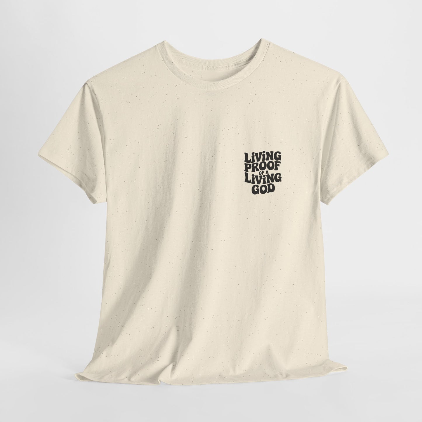 Christian Graphic T-shirt - Living Proof Of A Loving God T-shirt - T-Shirt - Nazareth Treasures