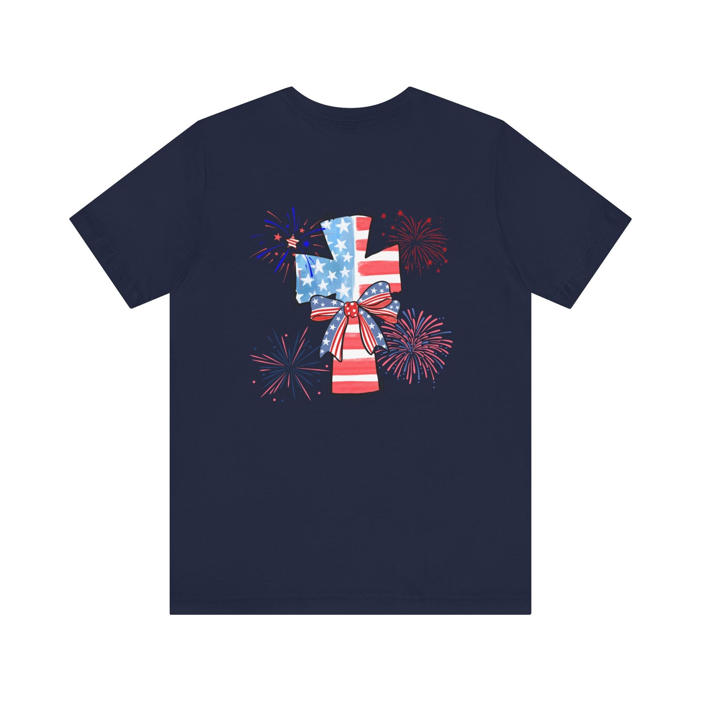America Faith Cross T-Shirt - Nazareth Treasures