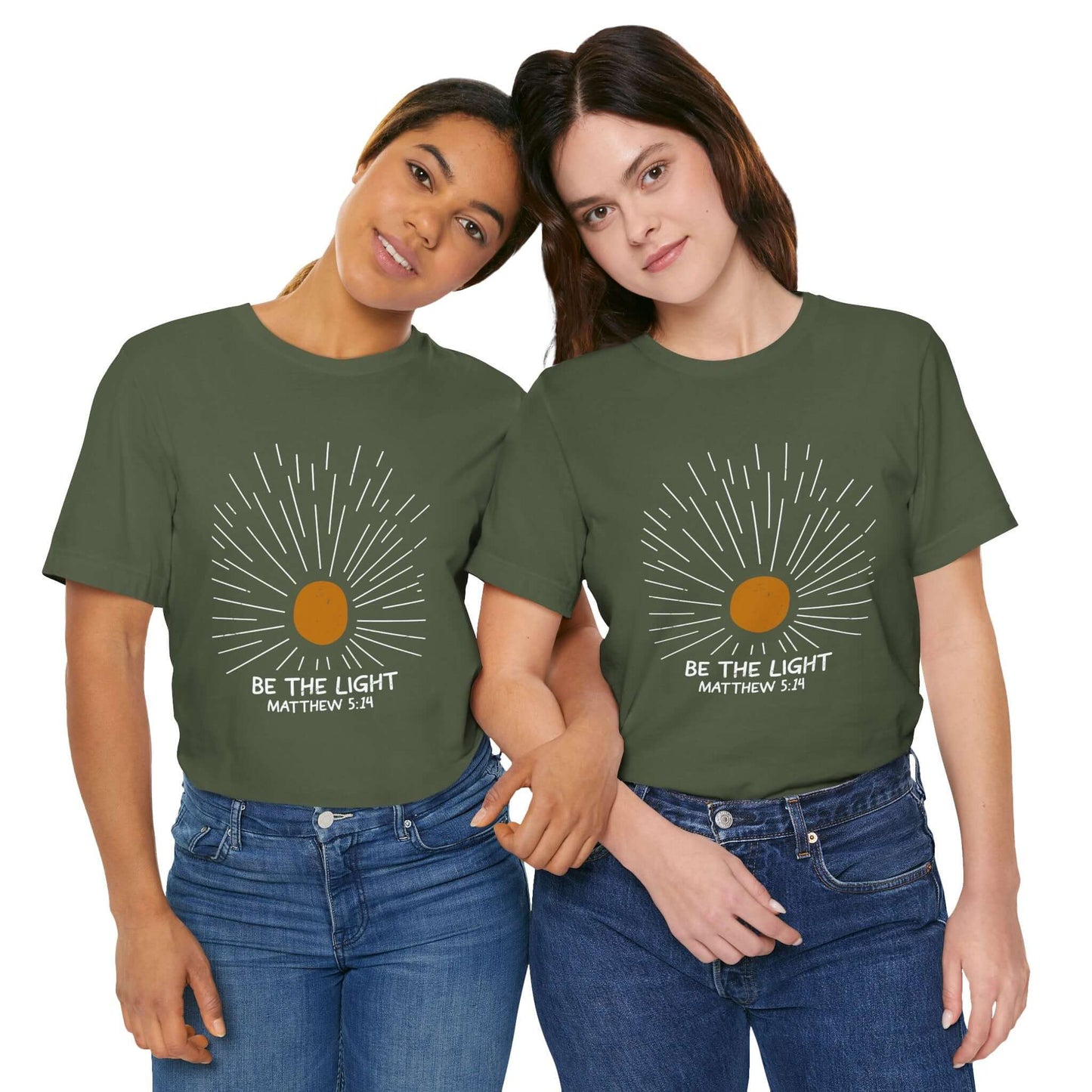 Be The Light - Matthew 5:14 Christian T-Shirt