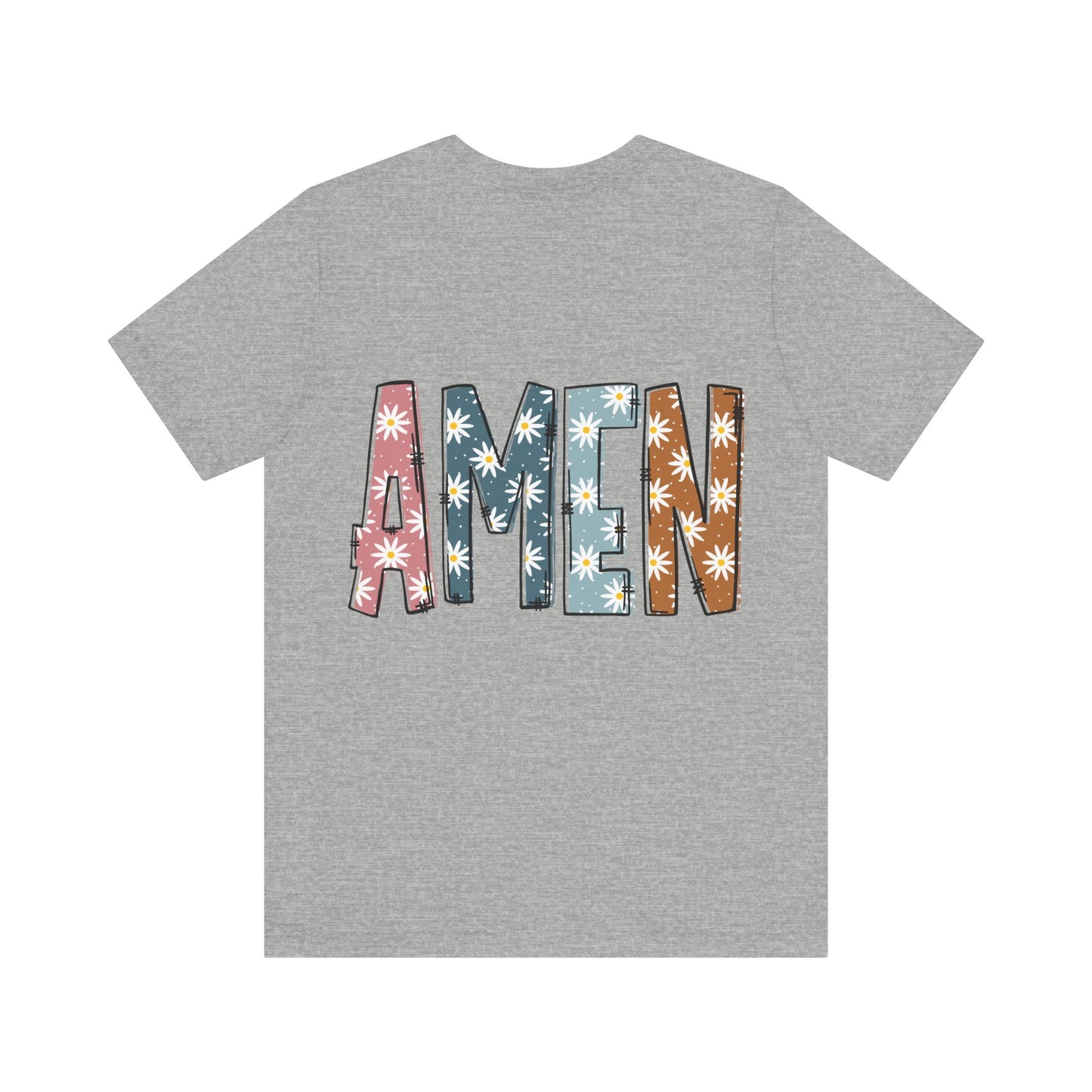 Amen Flowers Boho T-Shirt - Nazareth Treasures