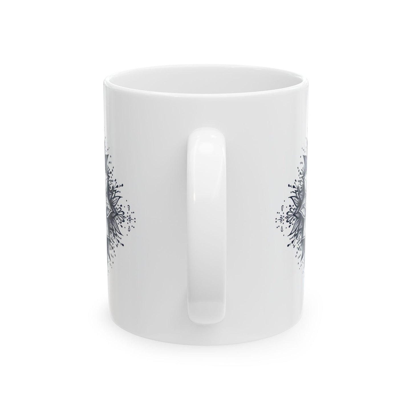 Amazing Grace, Mandala Leaves Ceramic Mug - Nazareth Treasures
