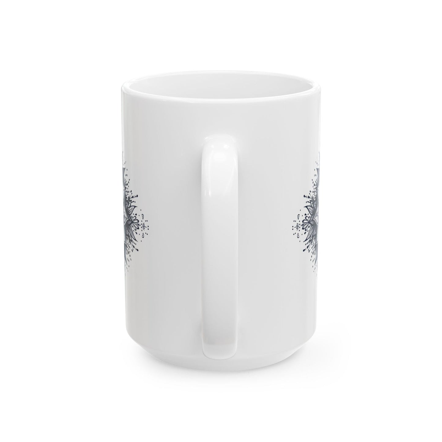 Amazing Grace, Mandala Leaves Ceramic Mug - Nazareth Treasures