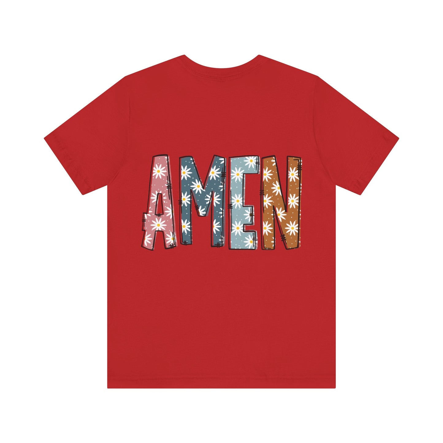 Amen Flowers Boho T-Shirt - Nazareth Treasures