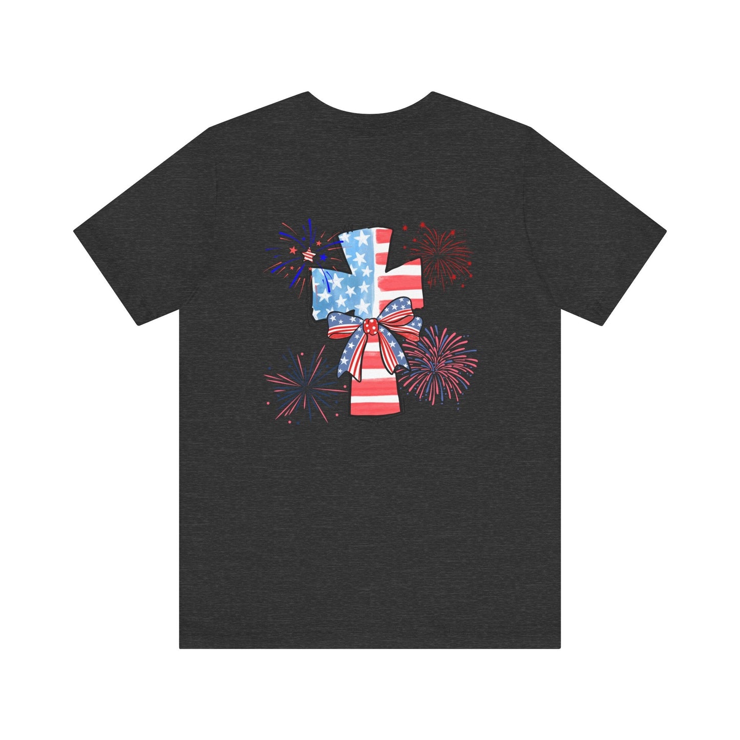 America Faith Cross T-Shirt - Nazareth Treasures