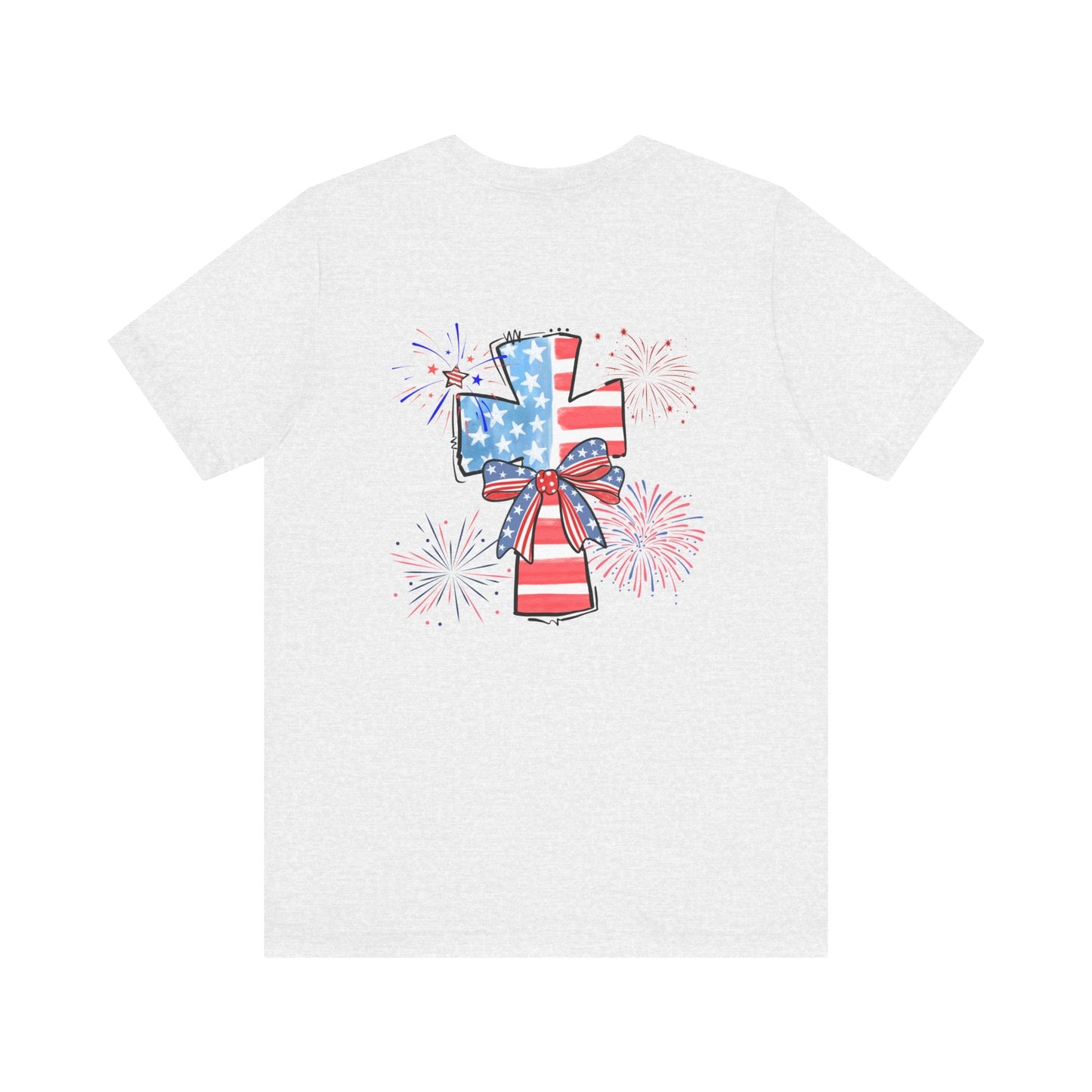 America Faith Cross T-Shirt - Nazareth Treasures