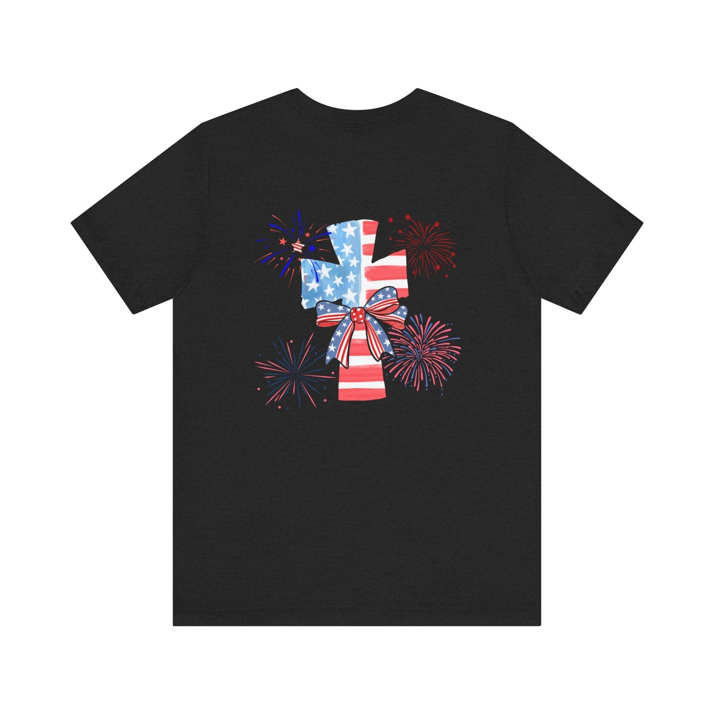 America Faith Cross T-Shirt - Nazareth Treasures