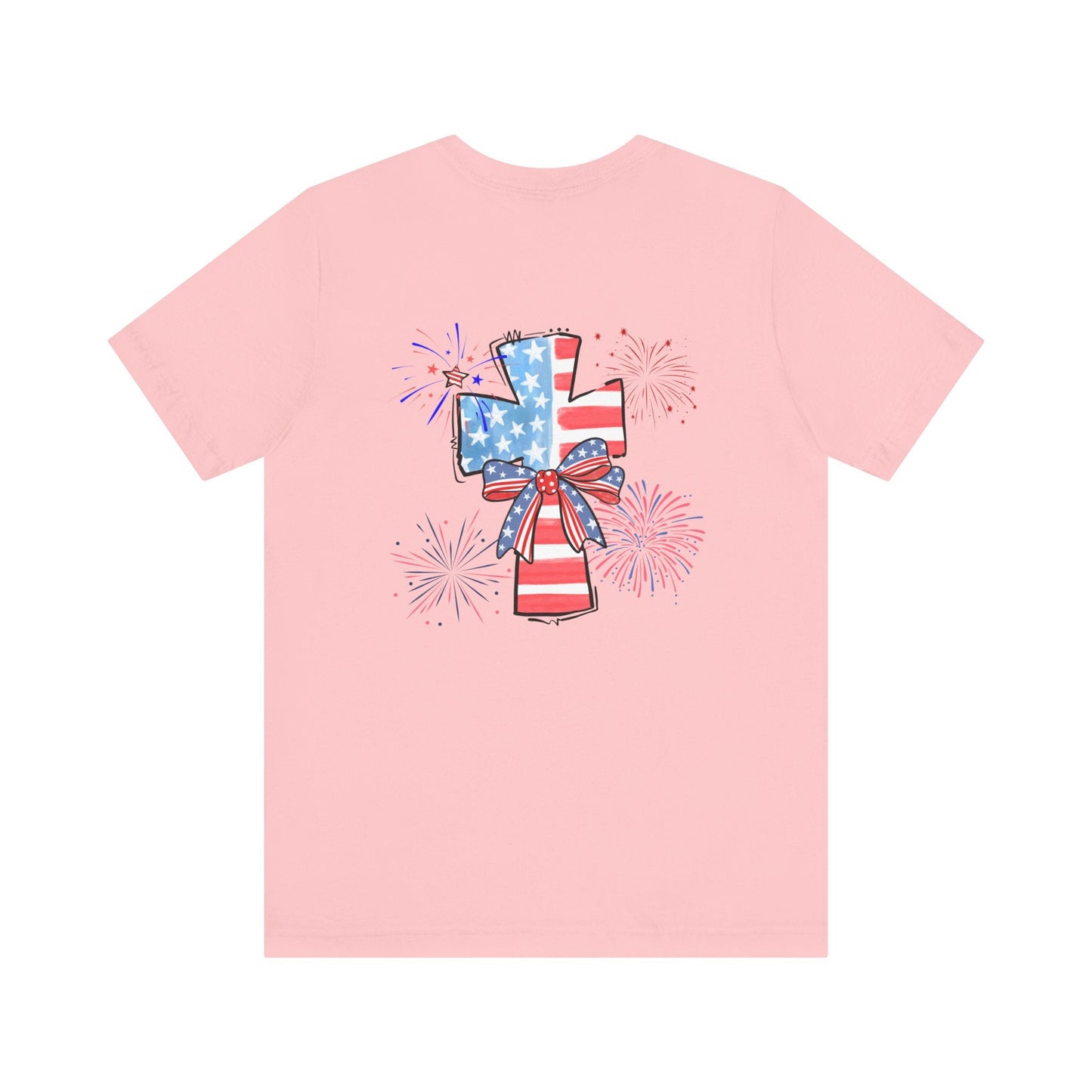 America Faith Cross T-Shirt - Nazareth Treasures