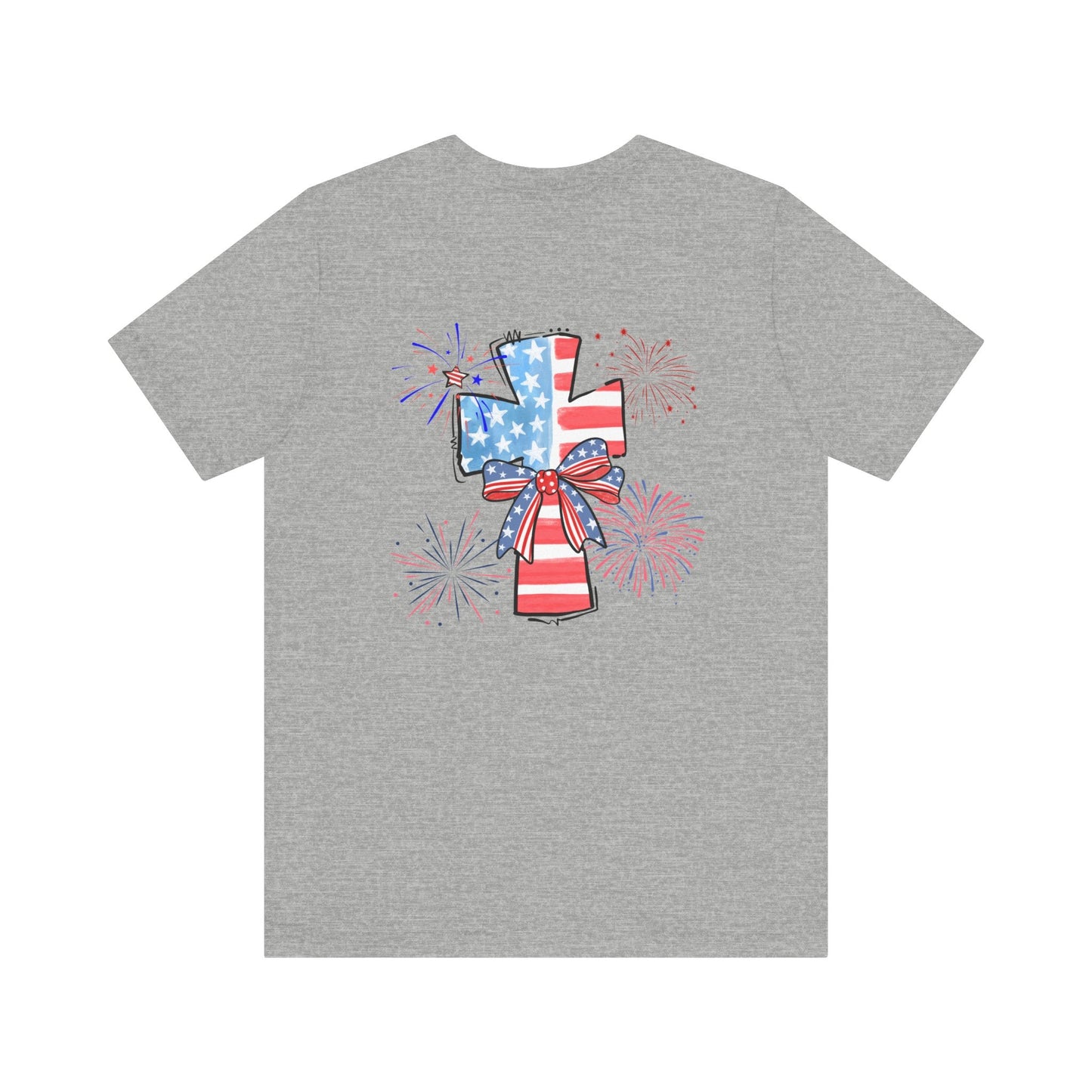America Faith Cross T-Shirt - Nazareth Treasures