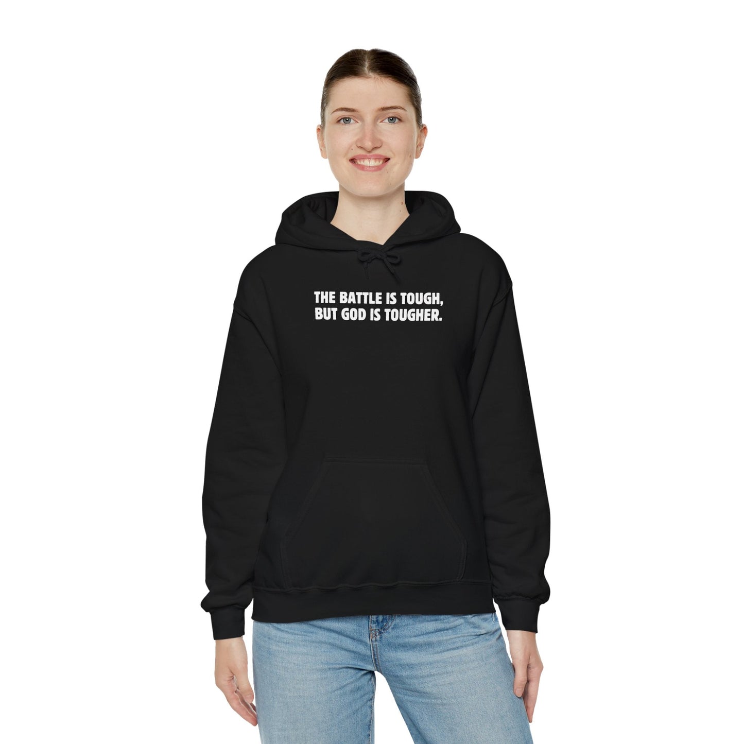 But God is tougher Hoodie - Nazareth Treasures