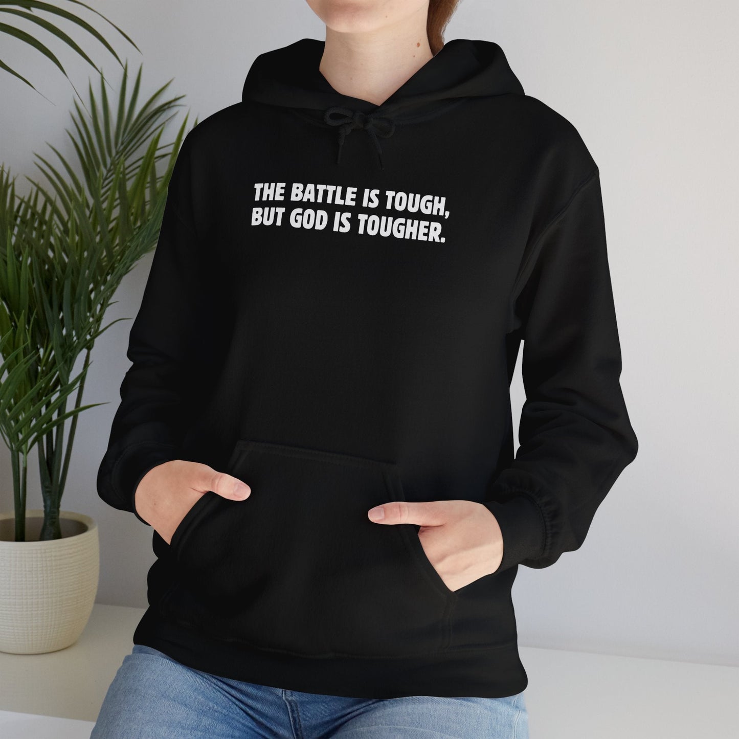 But God is tougher Hoodie - Nazareth Treasures