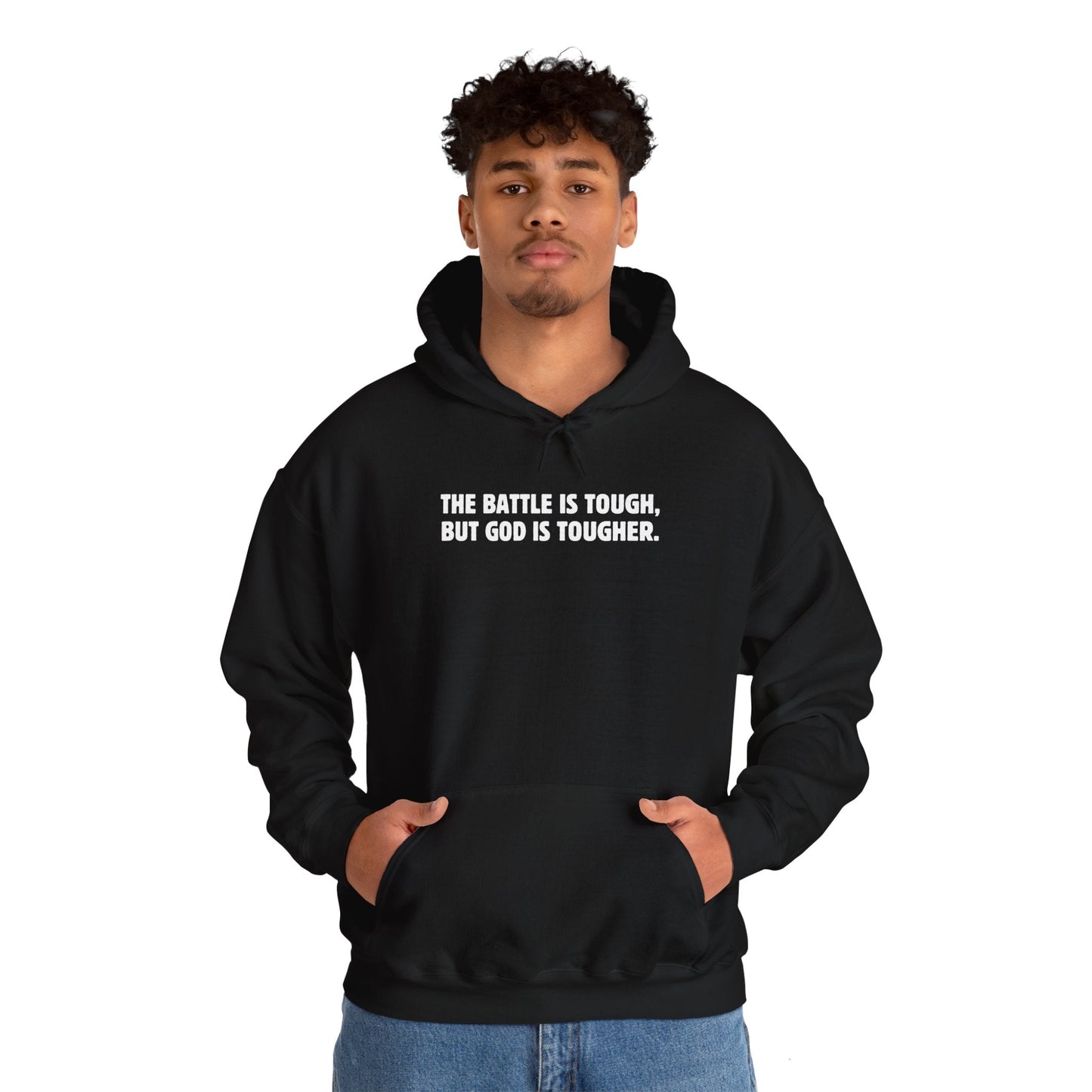 But God is tougher Hoodie - Nazareth Treasures