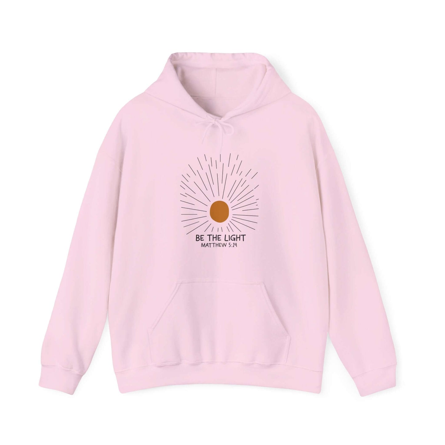 Christian Hoodie - Be The Light - Matthew 5:14 - Hoodie - Nazareth Treasures