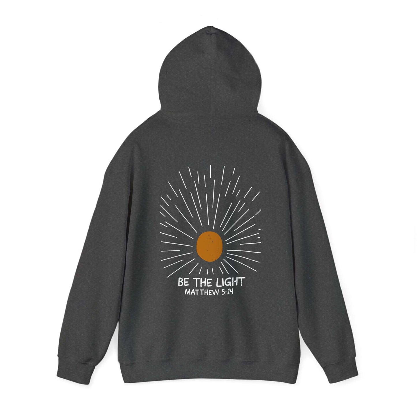 Christian Hoodie - Be The Light - Matthew 5:14 - Hoodie - Nazareth Treasures