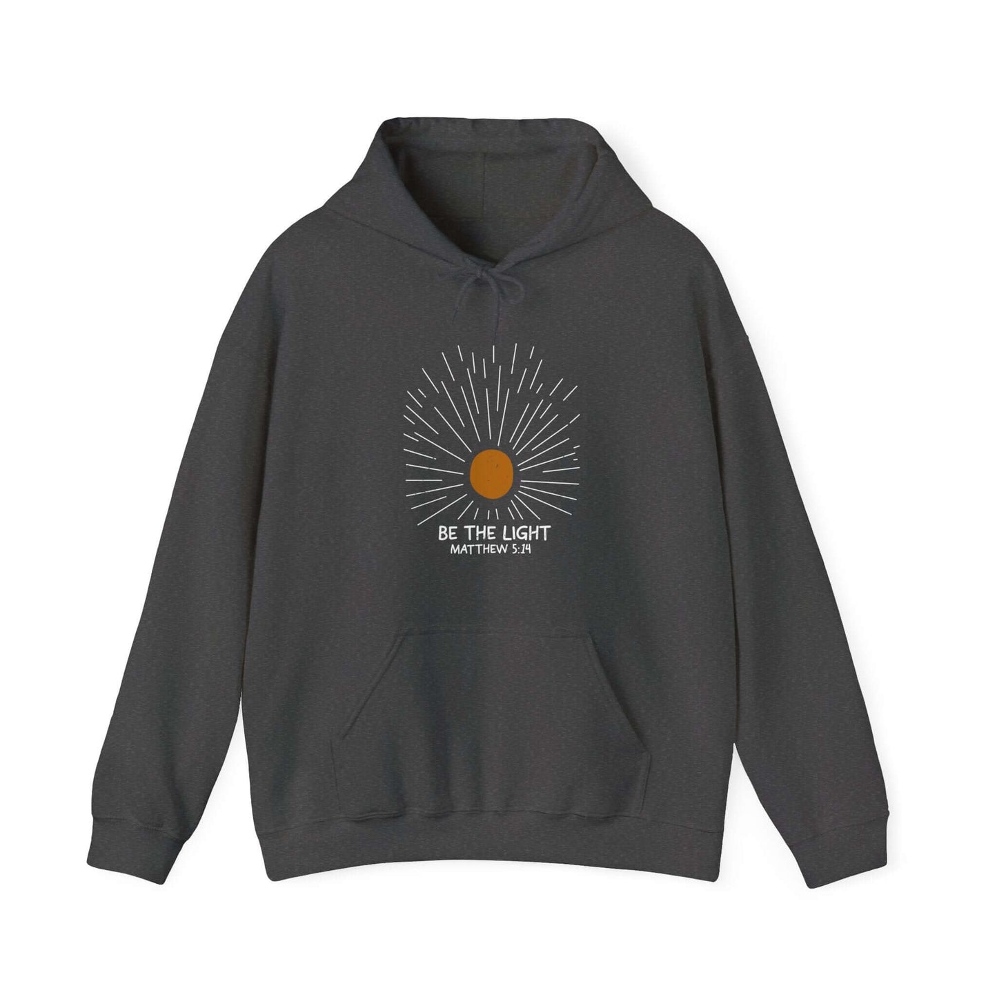 Christian Hoodie - Be The Light - Matthew 5:14 - Hoodie - Nazareth Treasures