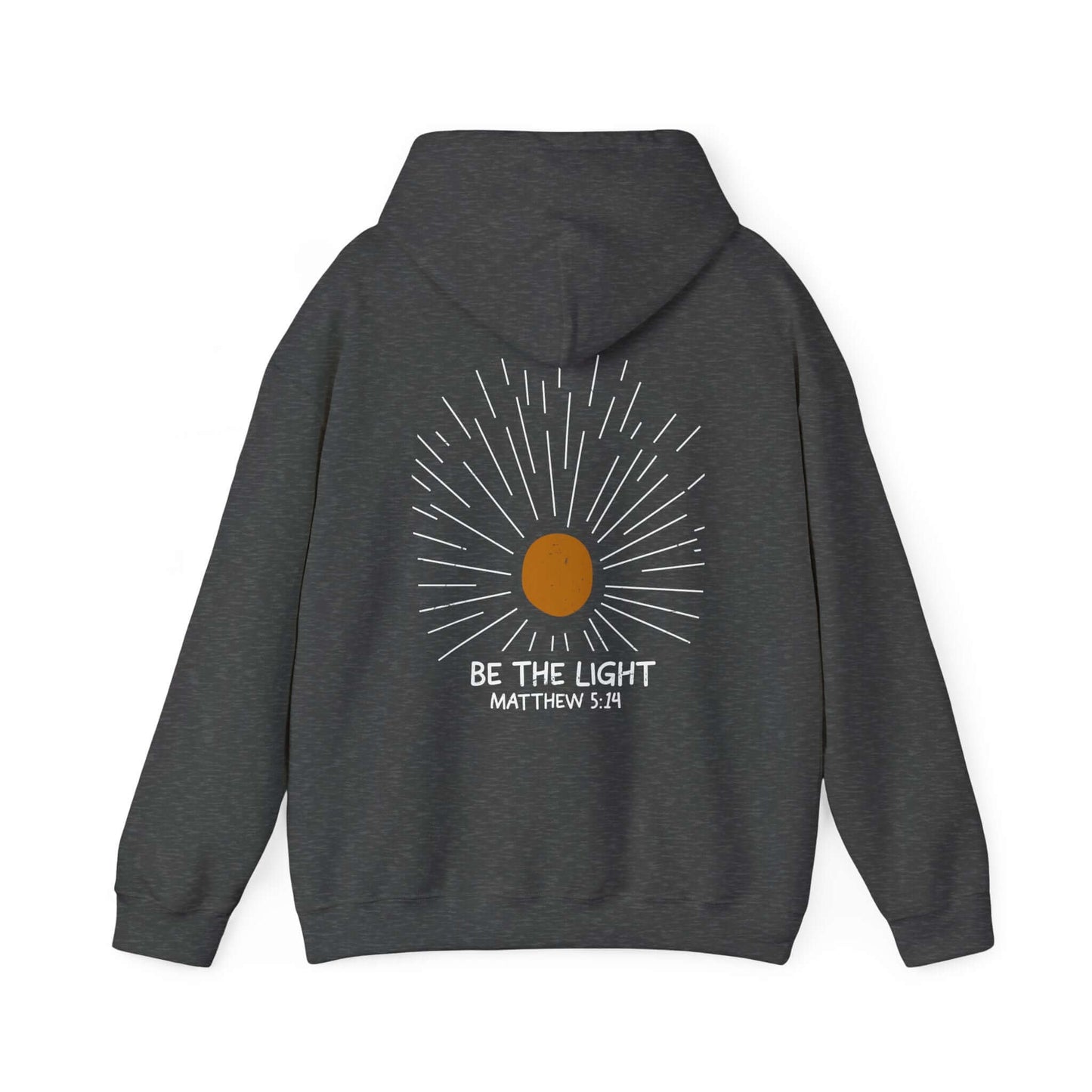 Christian Hoodie - Be The Light - Matthew 5:14 - Hoodie - Nazareth Treasures
