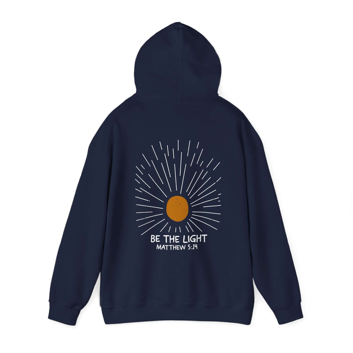 Christian Hoodie - Be The Light - Matthew 5:14 - Hoodie - Nazareth Treasures