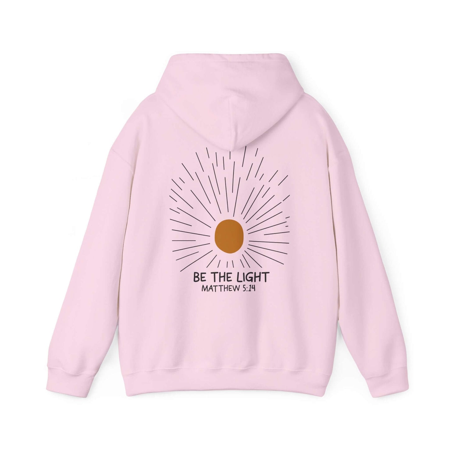 Christian Hoodie - Be The Light - Matthew 5:14 - Hoodie - Nazareth Treasures