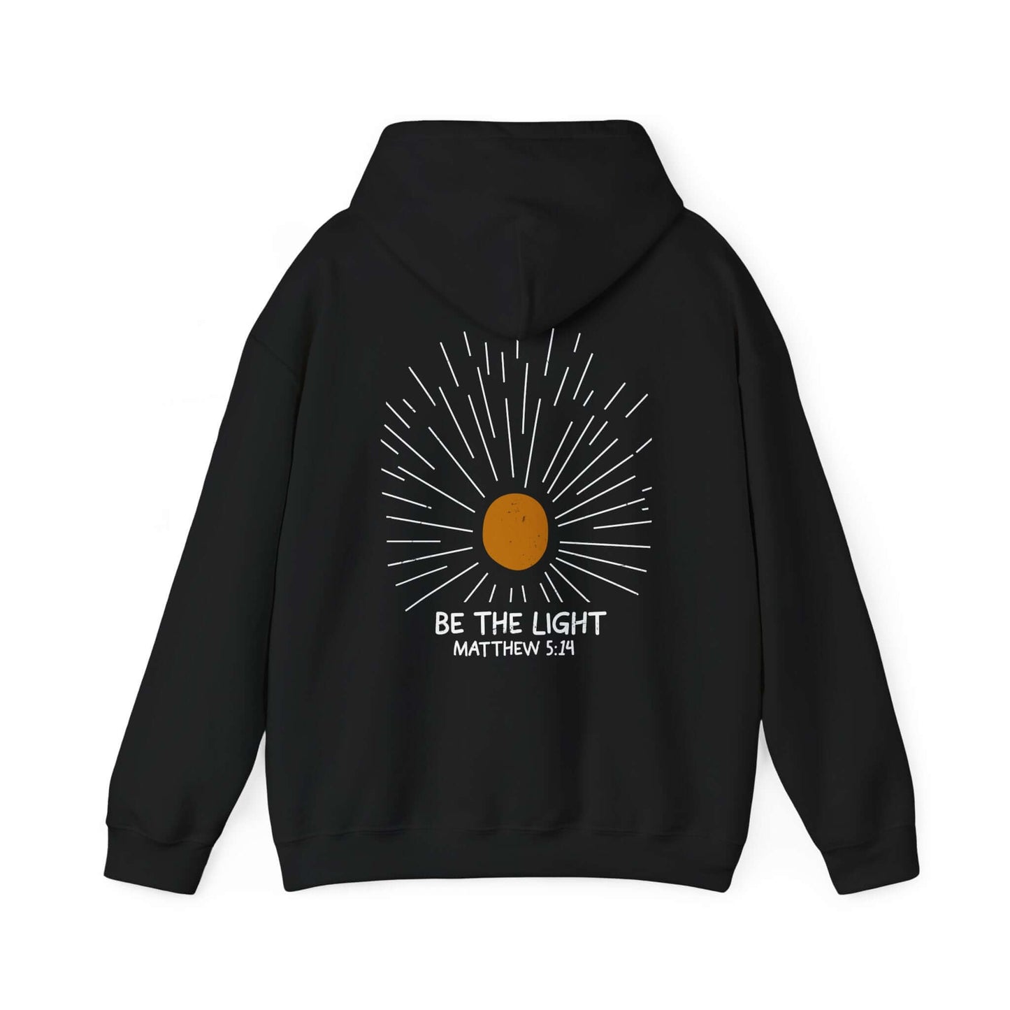 Christian Hoodie - Be The Light - Matthew 5:14 - Hoodie - Nazareth Treasures