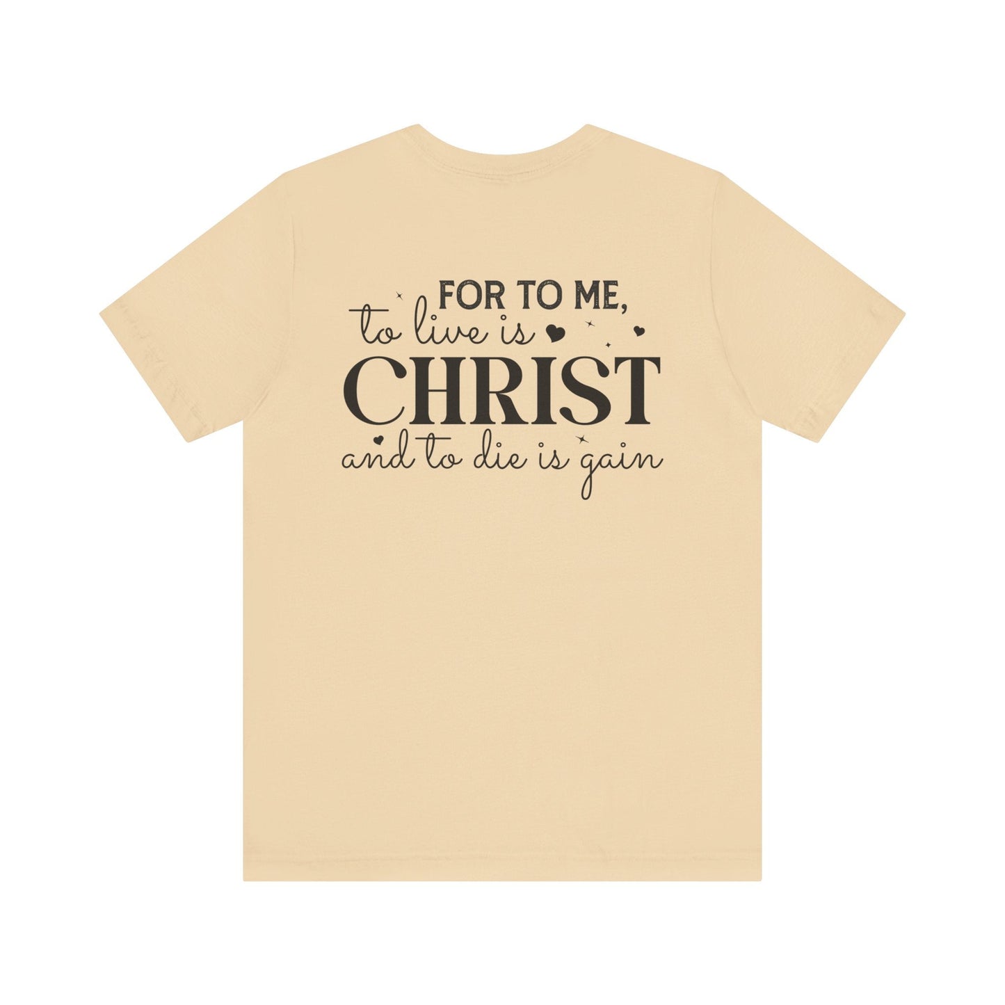Devoted to His Calling - Philippians 1:21 - Unisex T-Shirt - T-Shirt - Nazareth Treasures