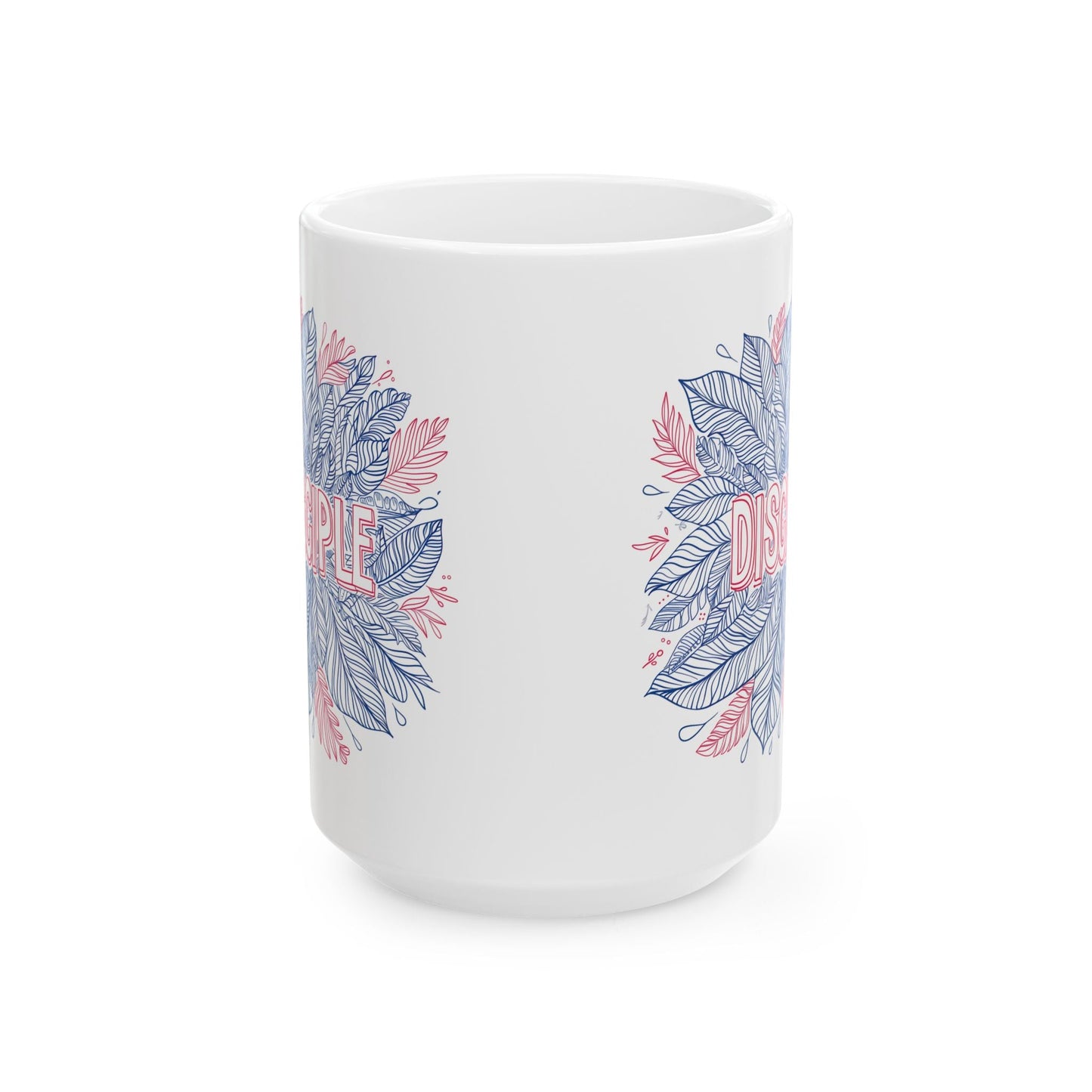 Disciple , Mandala Leaves - Mug - Mug - Nazareth Treasures