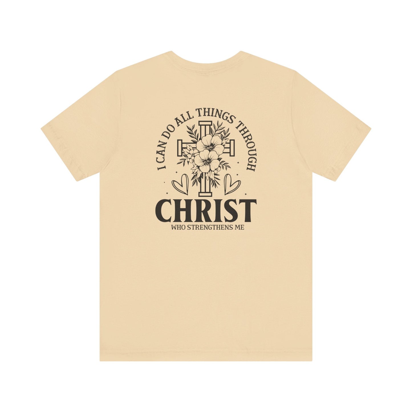 Empowered by Faith - Philippians 4:13 - Unisex T-Shirt - T-Shirt - Nazareth Treasures
