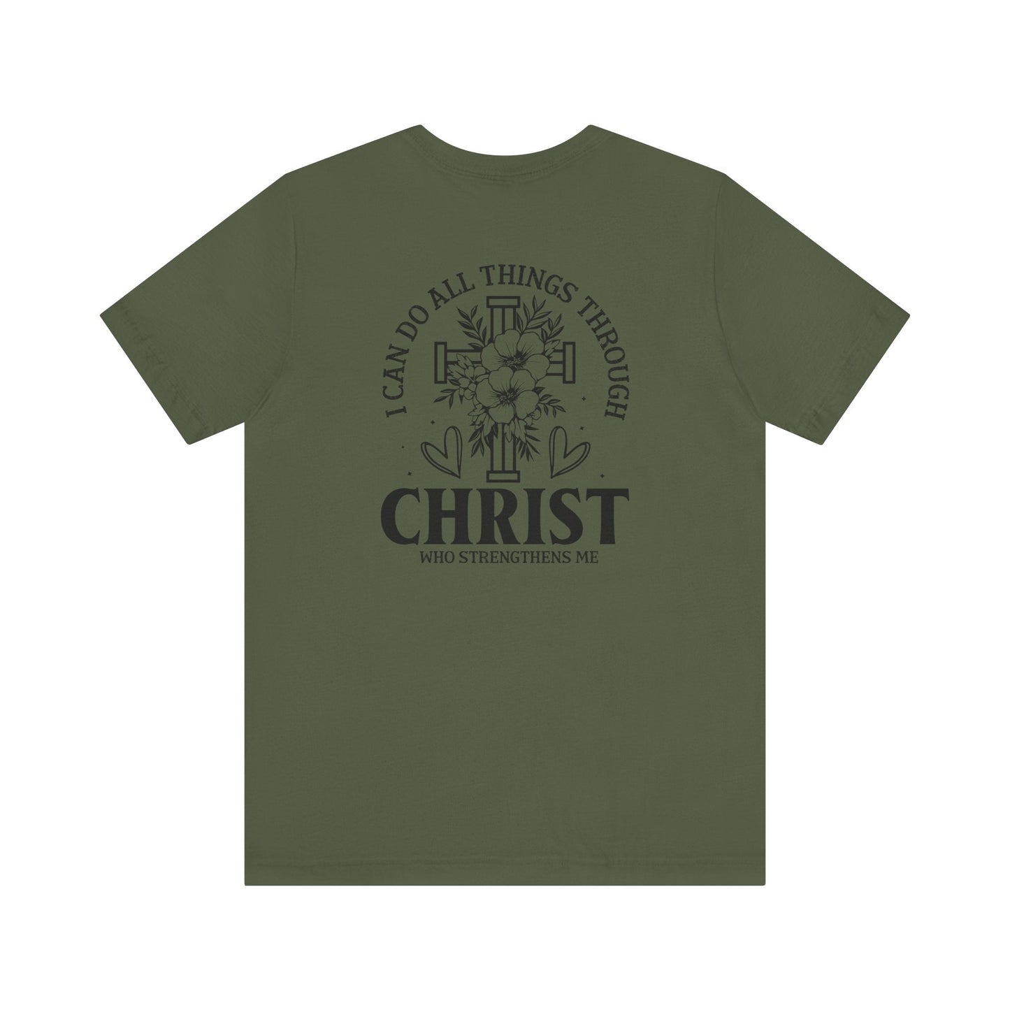 Empowered by Faith - Philippians 4:13 - Unisex T-Shirt - T-Shirt - Nazareth Treasures