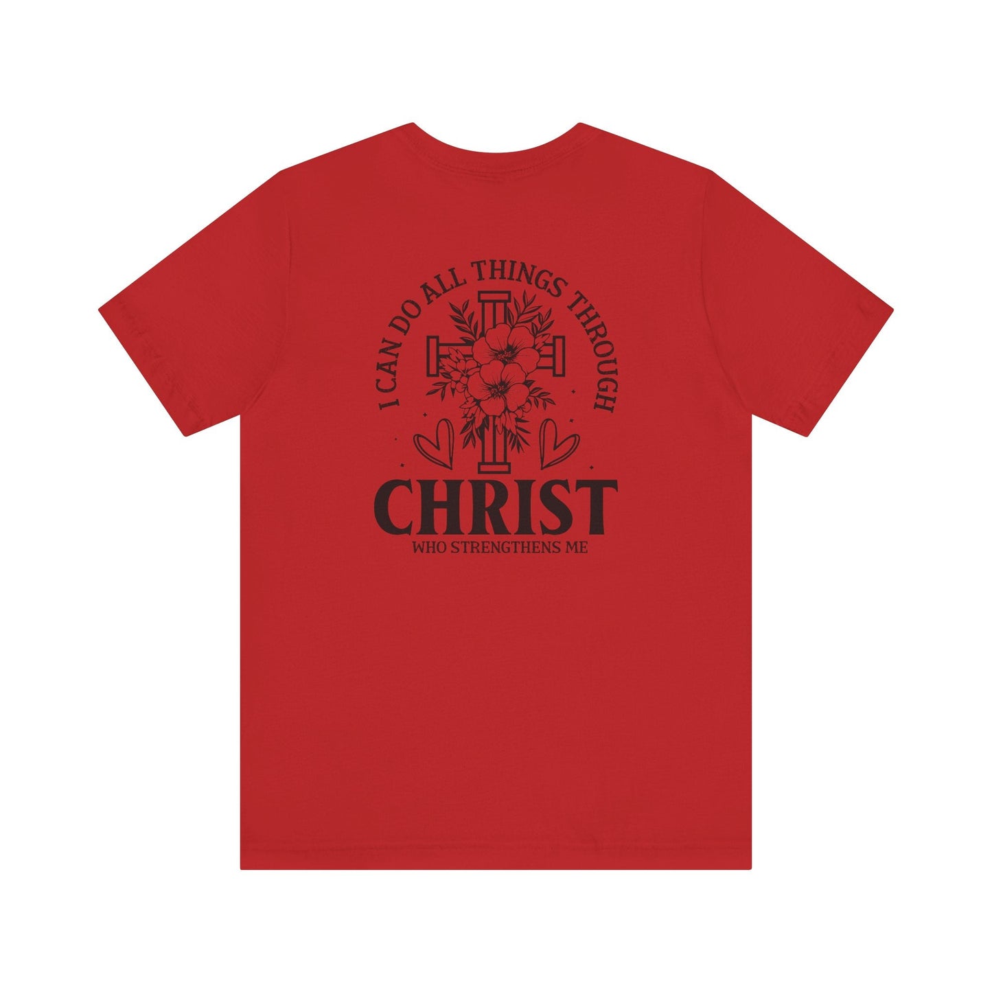 Empowered by Faith - Philippians 4:13 - Unisex T-Shirt - T-Shirt - Nazareth Treasures