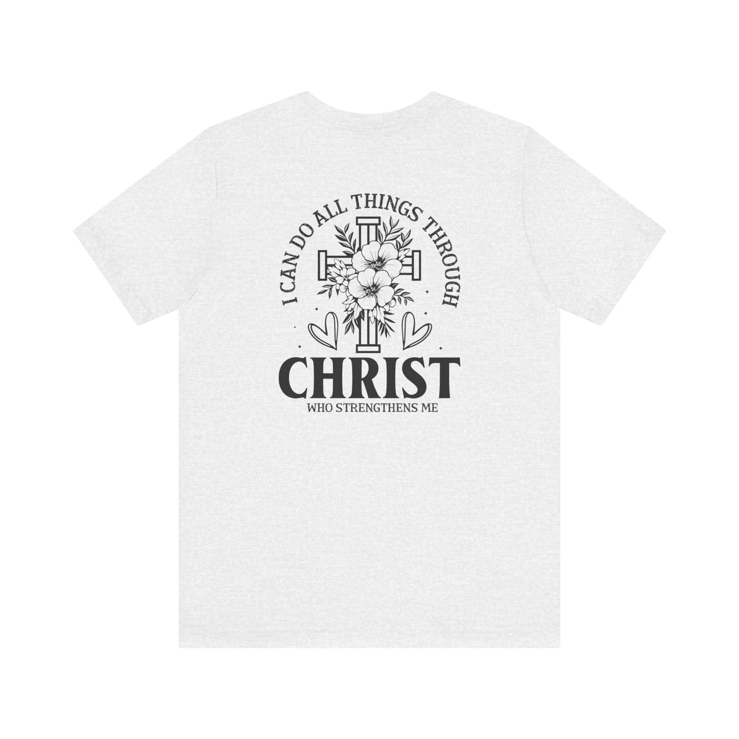 Empowered by Faith - Philippians 4:13 - Unisex T-Shirt - T-Shirt - Nazareth Treasures