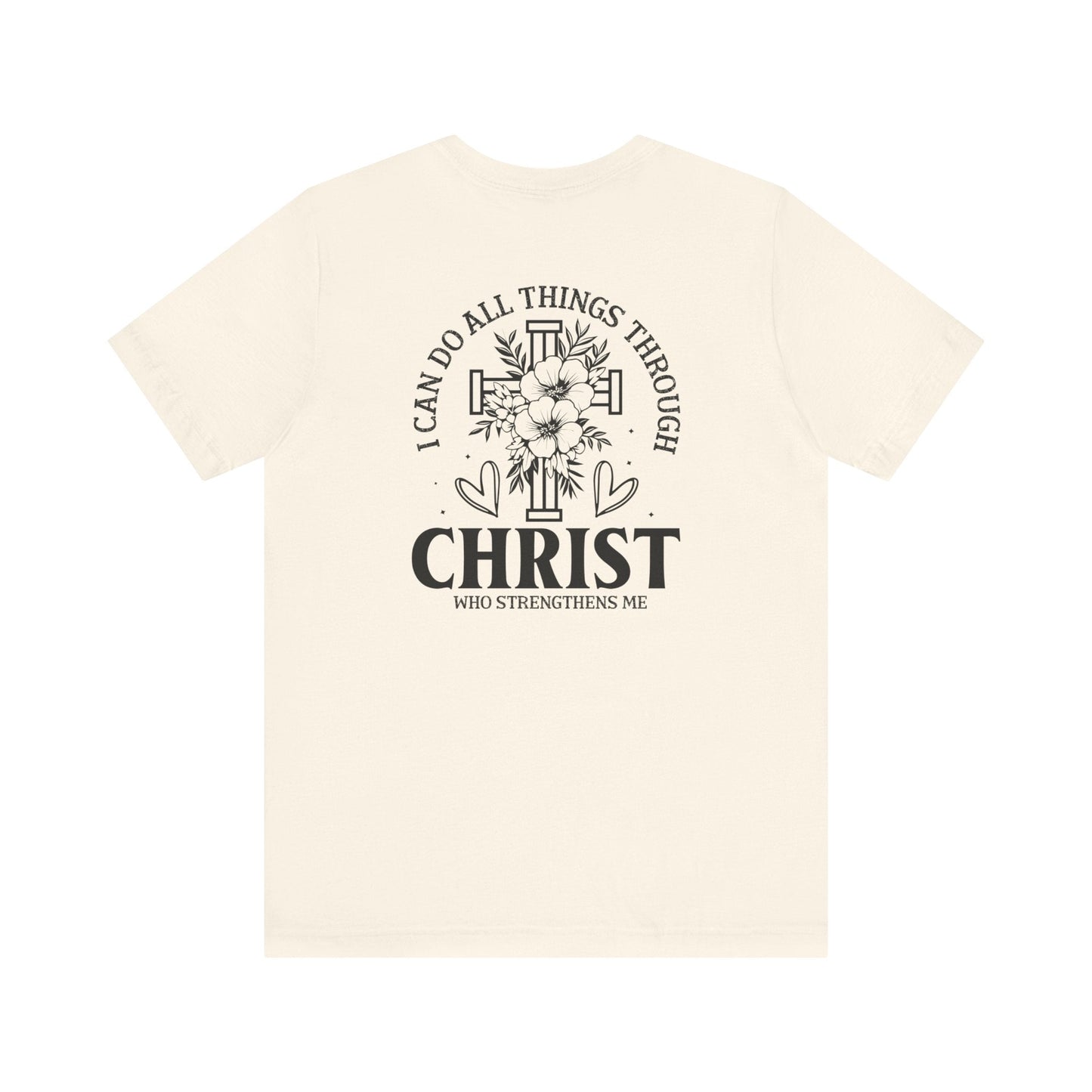 Empowered by Faith - Philippians 4:13 - Unisex T-Shirt - T-Shirt - Nazareth Treasures