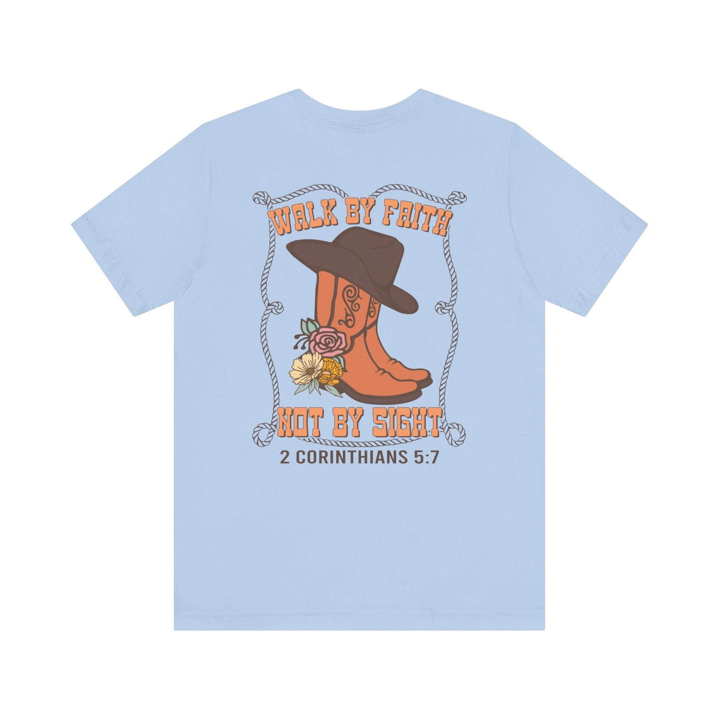 Faith Not by Sight Tee - Vintage Grace Collection - T-Shirt - Nazareth Treasures