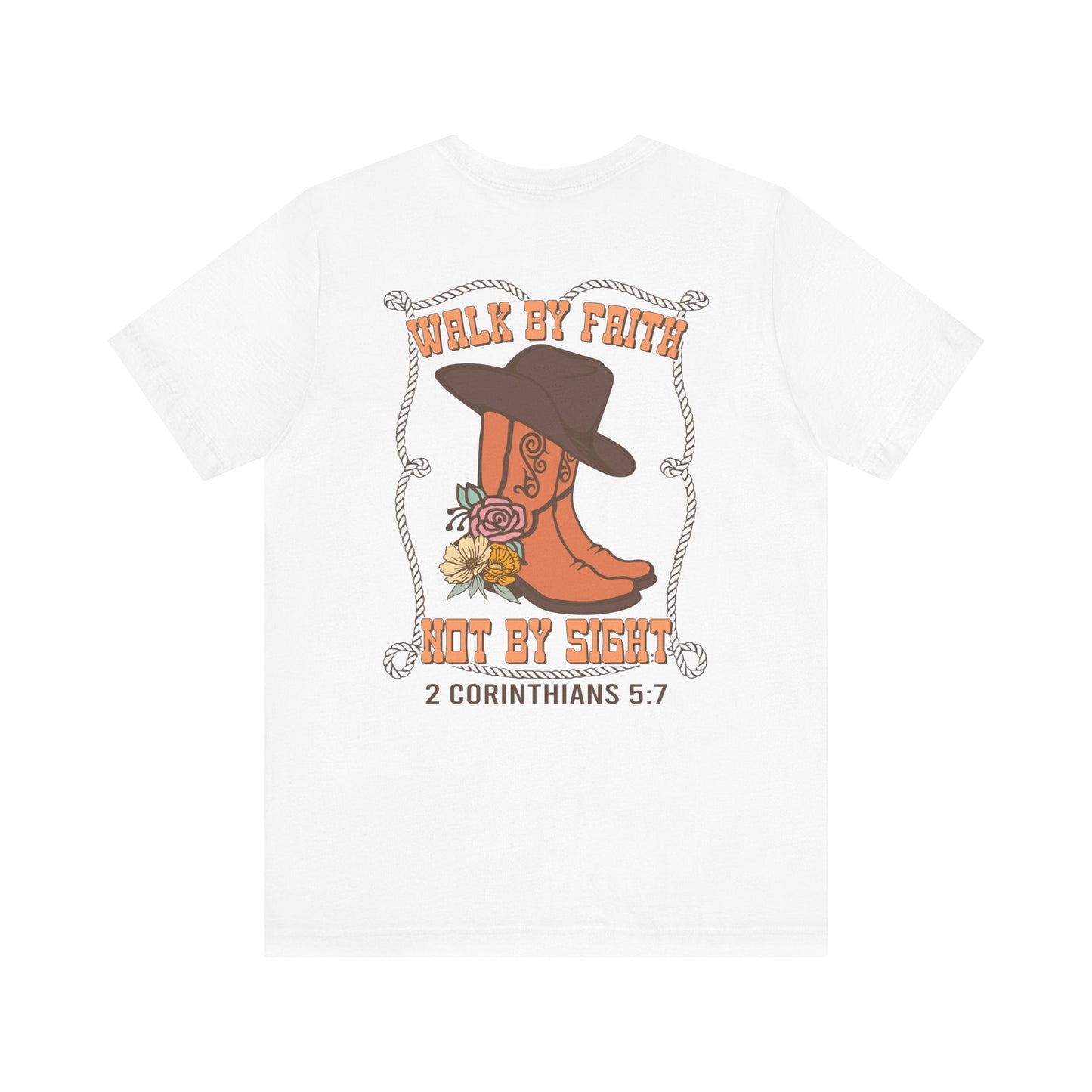 Faith Not by Sight Tee - Vintage Grace Collection - T-Shirt - Nazareth Treasures
