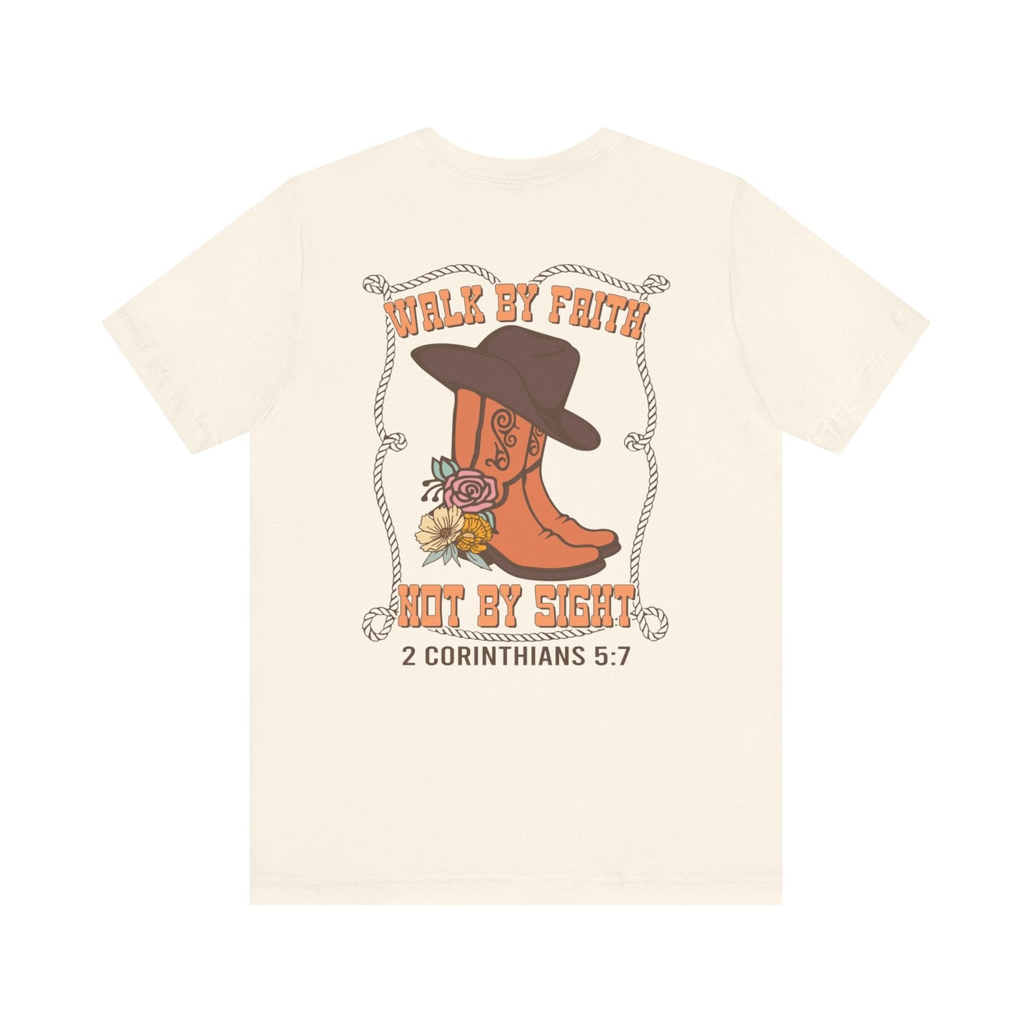 Faith Not by Sight Tee - Vintage Grace Collection - T-Shirt - Nazareth Treasures