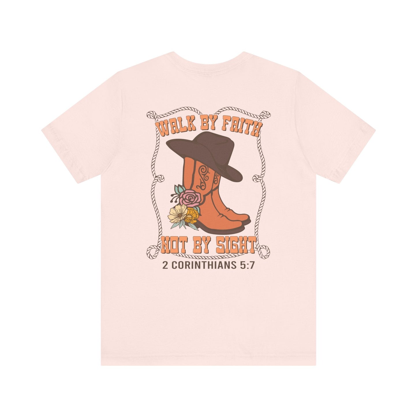 Faith Not by Sight Tee - Vintage Grace Collection - T-Shirt - Nazareth Treasures