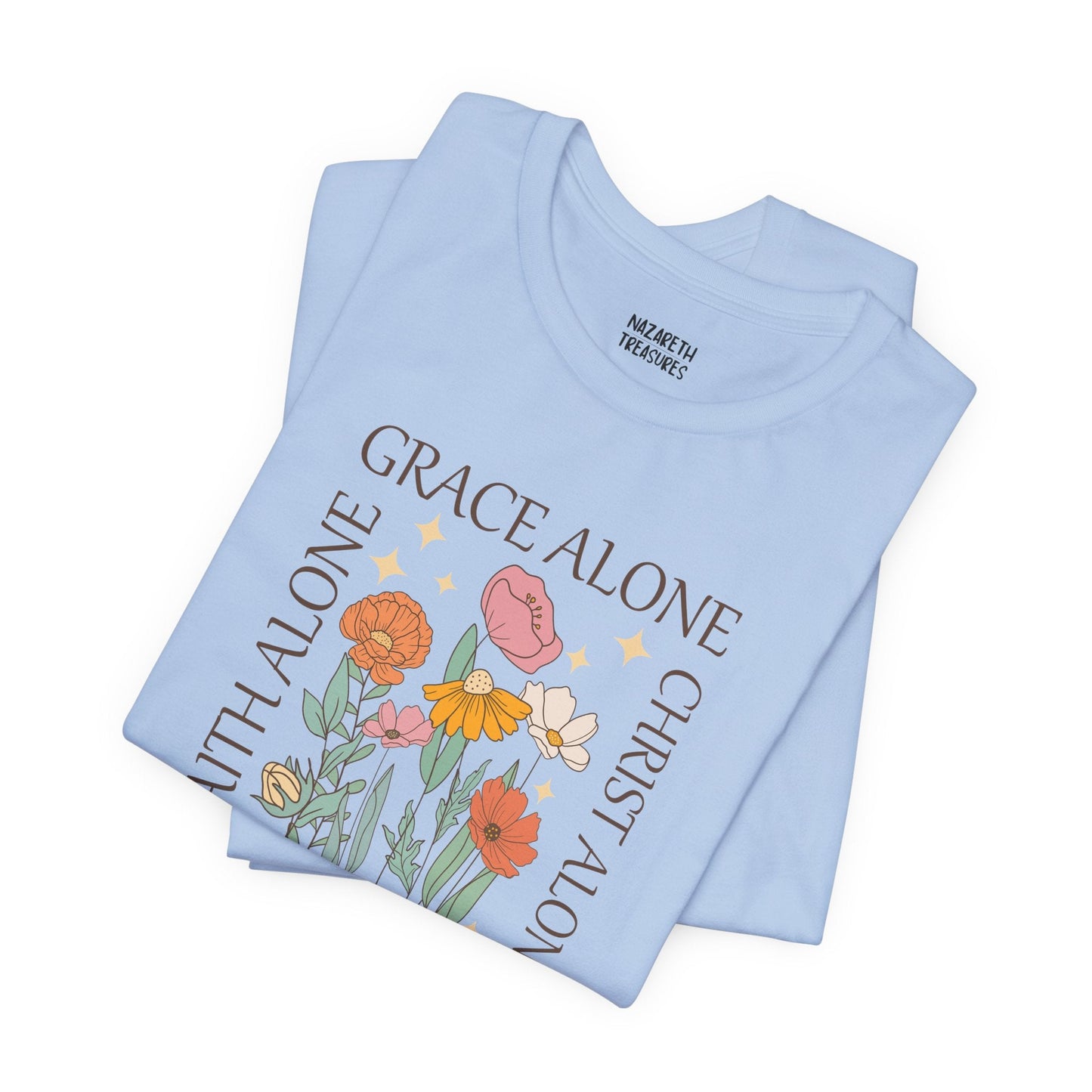 Grace Alone Tote T-shirt - T-Shirt - Nazareth Treasures