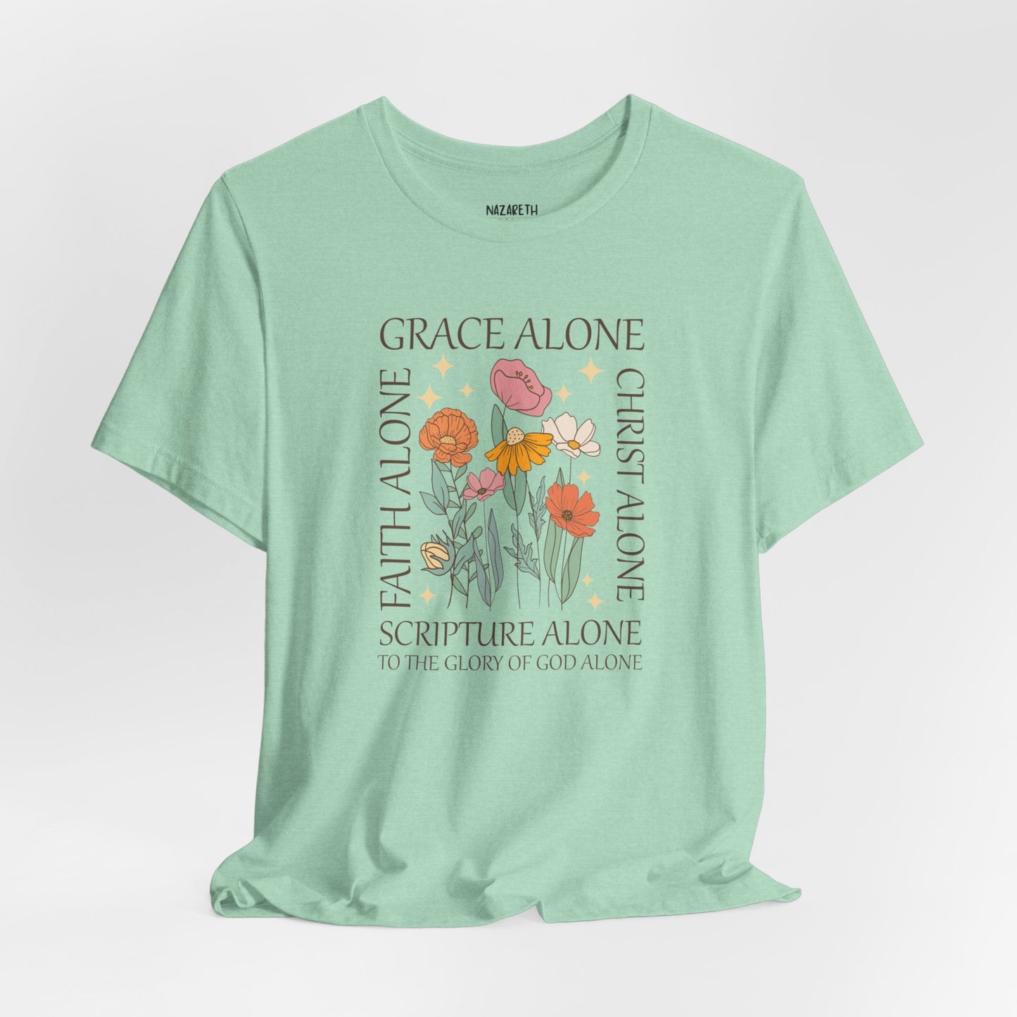 Grace Alone Tote T-shirt - T-Shirt - Nazareth Treasures