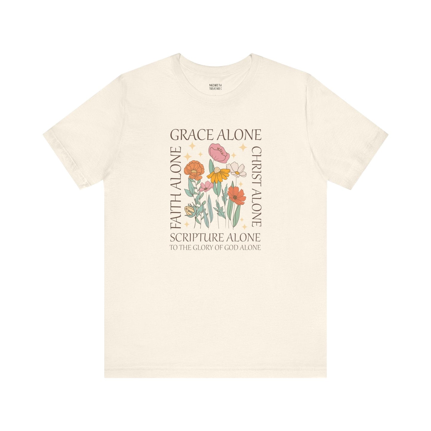 Grace Alone Tote T-shirt - T-Shirt - Nazareth Treasures