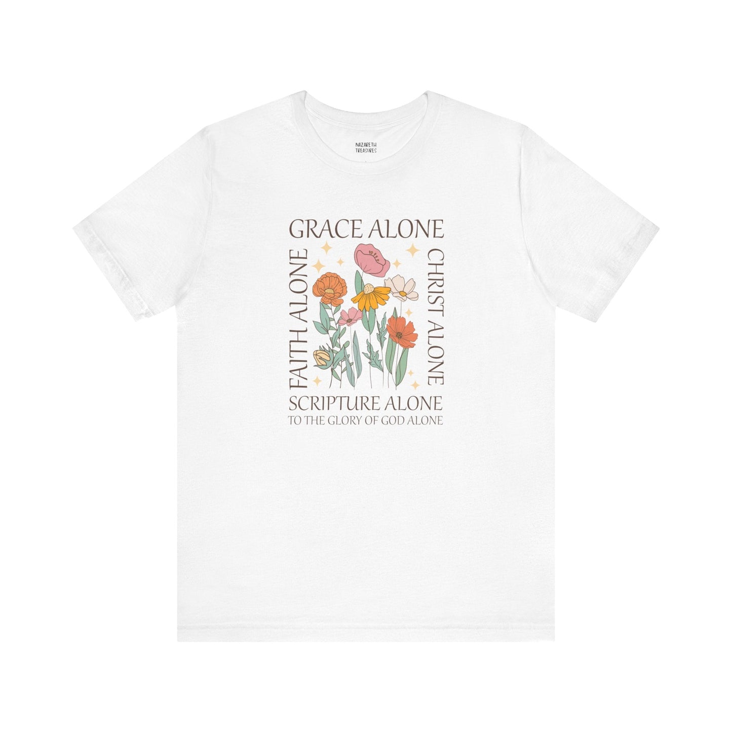 Grace Alone Tote T-shirt - T-Shirt - Nazareth Treasures
