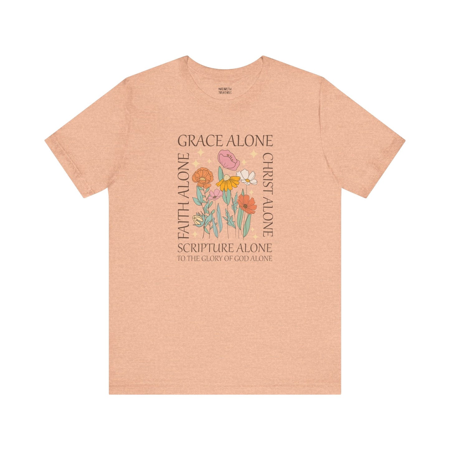 Grace Alone Tote T-shirt - T-Shirt - Nazareth Treasures