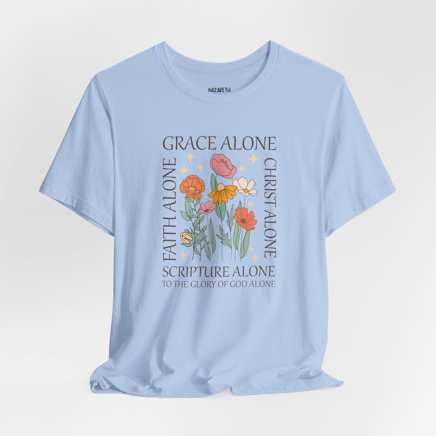 Grace Alone Tote T-shirt - T-Shirt - Nazareth Treasures