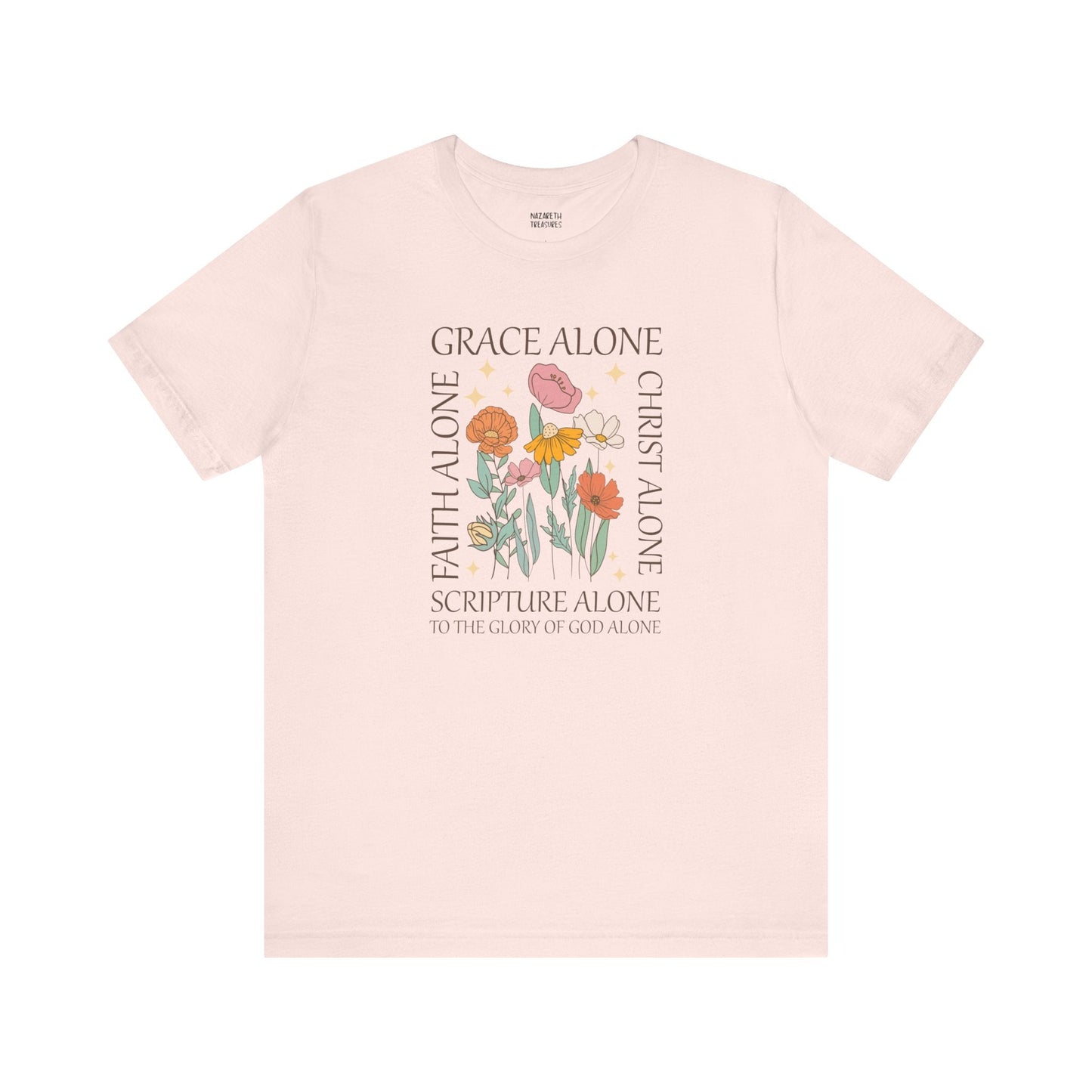 Grace Alone Tote T-shirt - T-Shirt - Nazareth Treasures