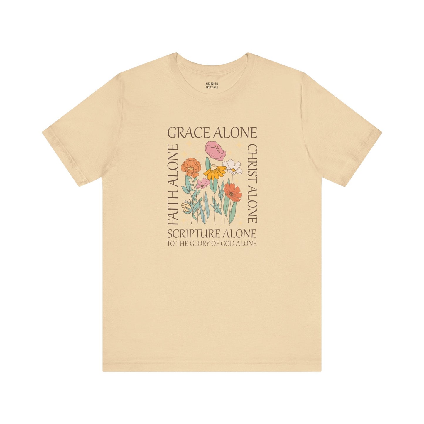 Grace Alone Tote T-shirt - T-Shirt - Nazareth Treasures
