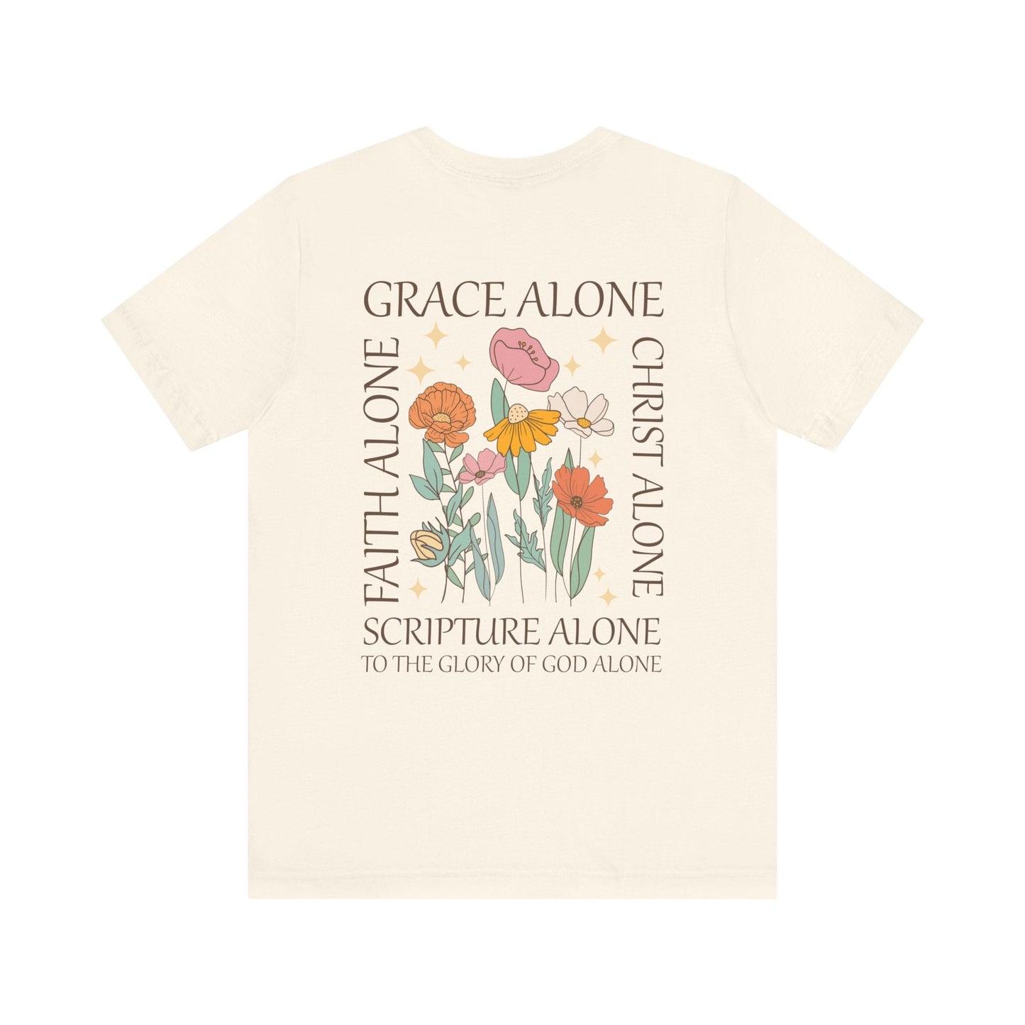 Grace Alone Tote T-shirt - T-Shirt - Nazareth Treasures