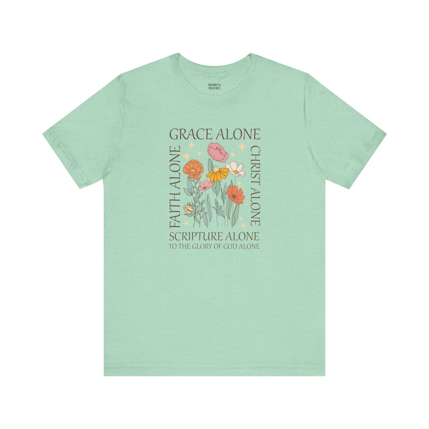 Grace Alone Tote T-shirt - T-Shirt - Nazareth Treasures