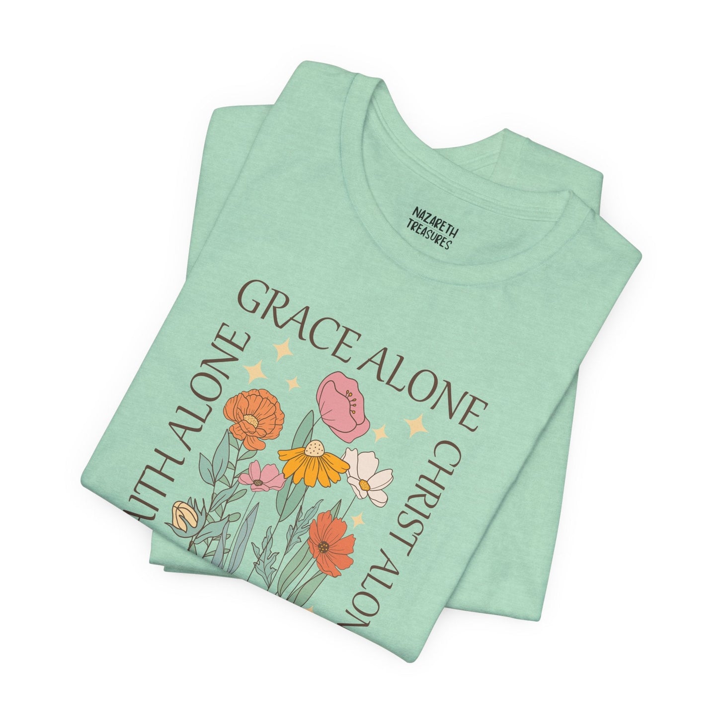 Grace Alone Tote T-shirt - T-Shirt - Nazareth Treasures