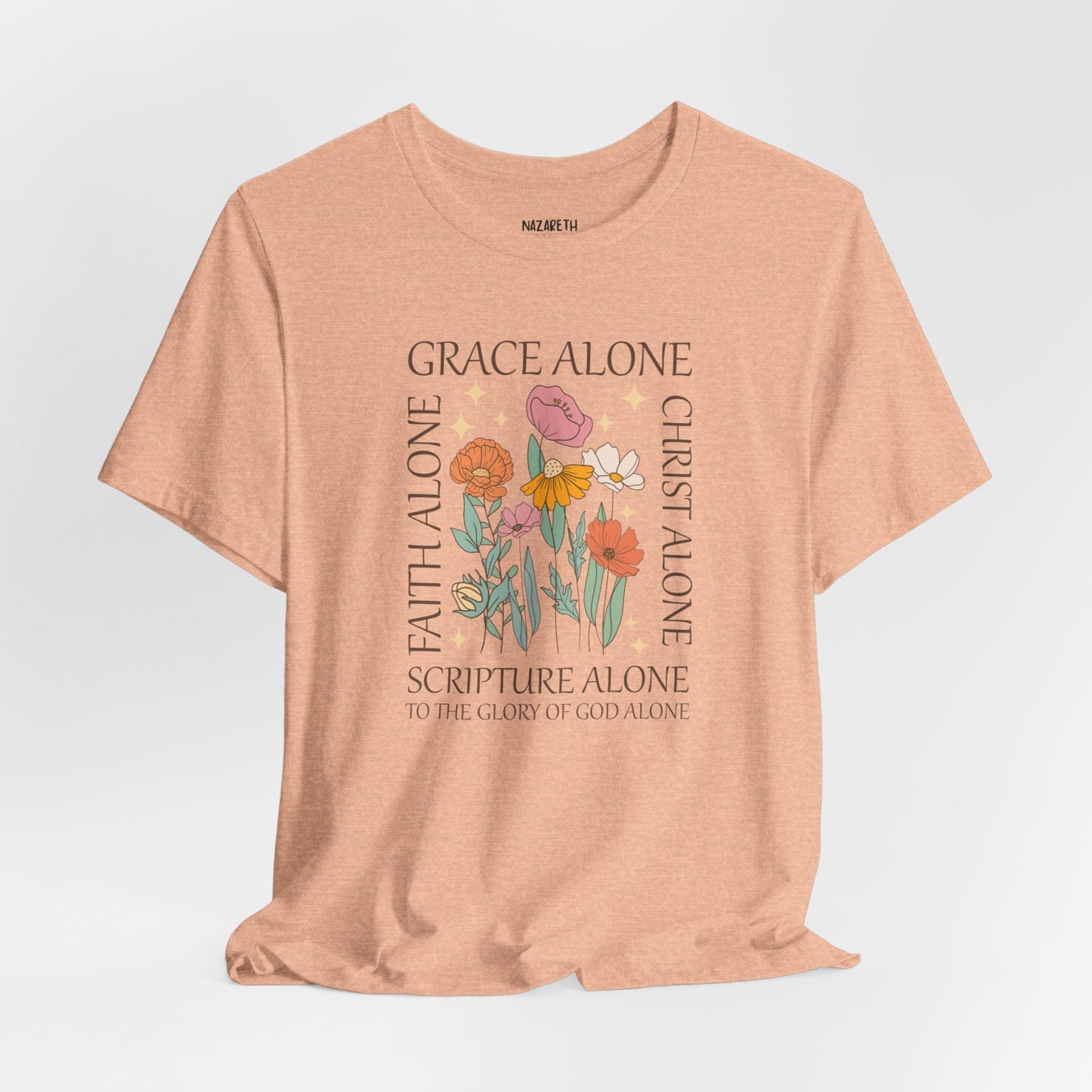 Grace Alone Tote T-shirt - T-Shirt - Nazareth Treasures