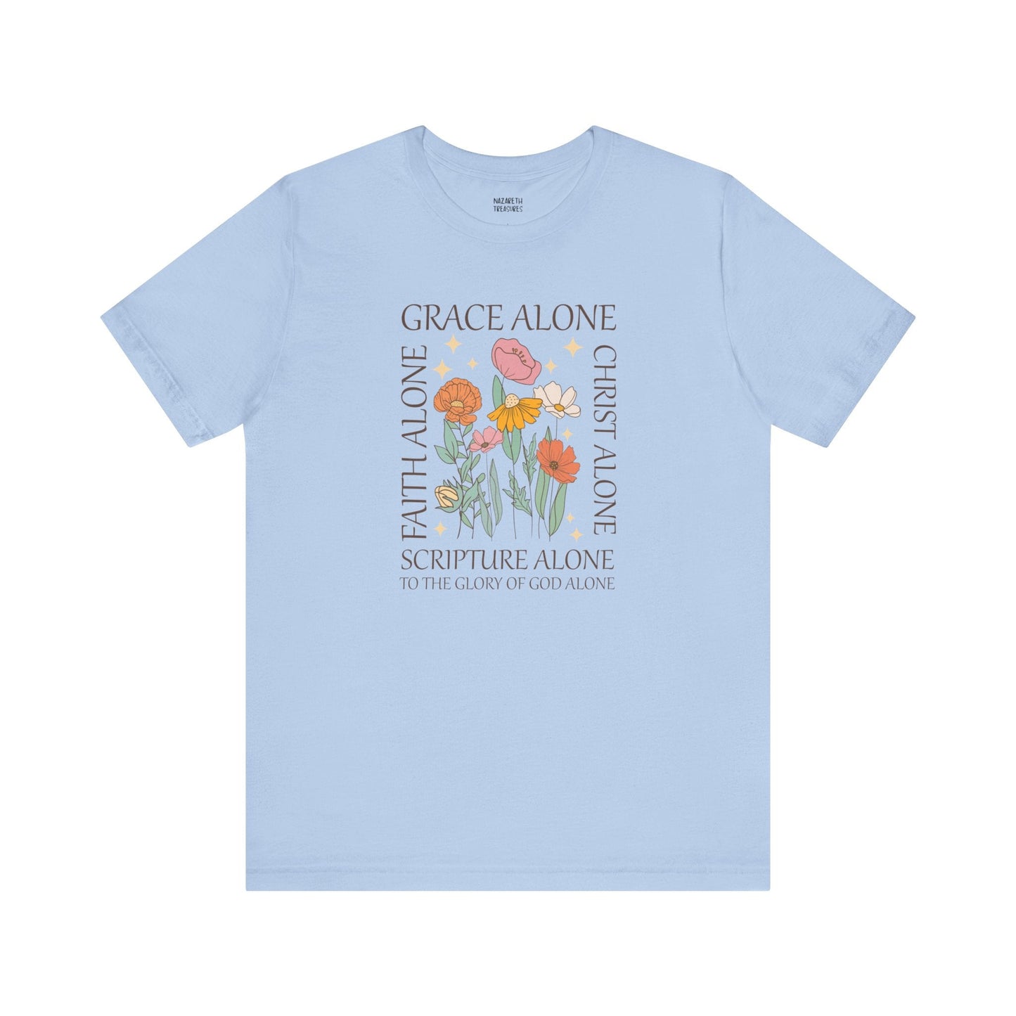 Grace Alone Tote T-shirt - T-Shirt - Nazareth Treasures