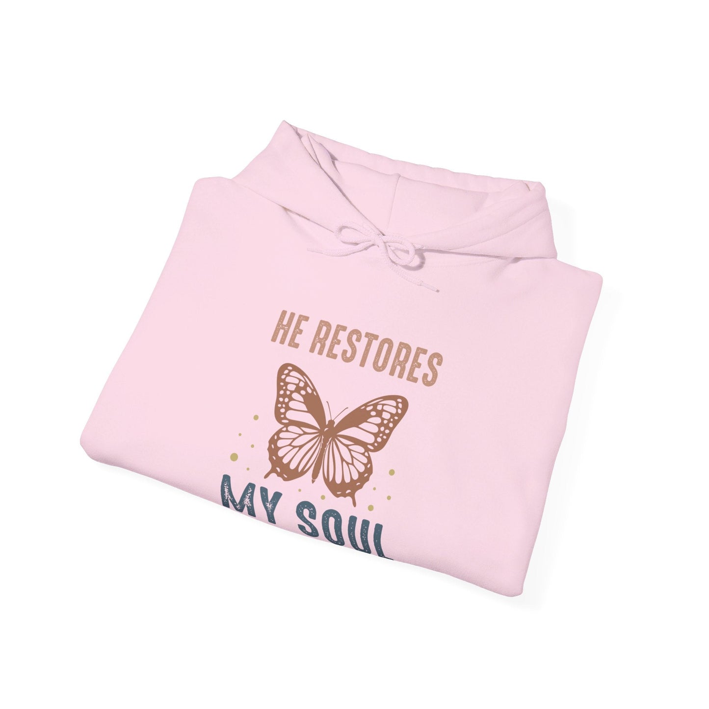 He restores my soul Hoodie - Hoodie - Nazareth Treasures