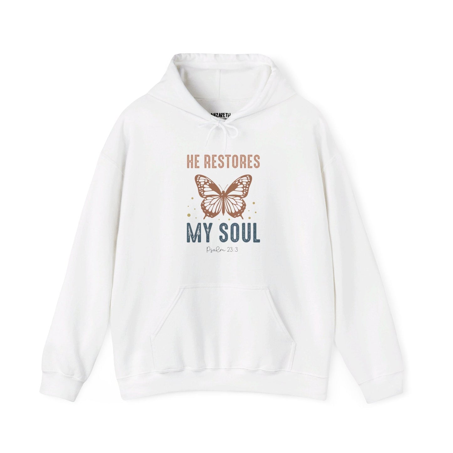 He restores my soul Hoodie - Hoodie - Nazareth Treasures