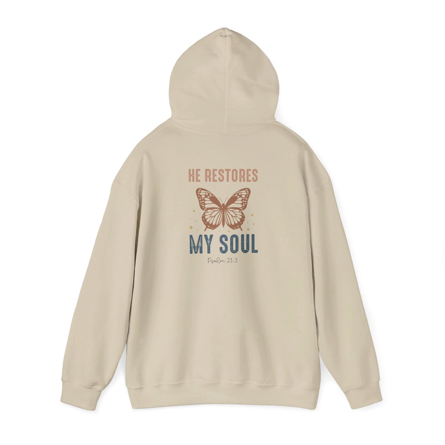 He restores my soul Hoodie - Hoodie - Nazareth Treasures
